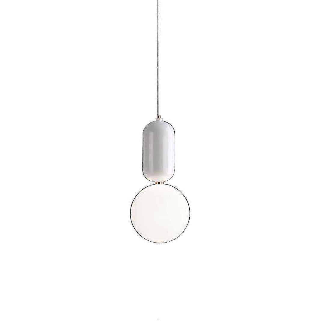 White Glass Ball Pendant Light E27 Ceiling Lamp Shade