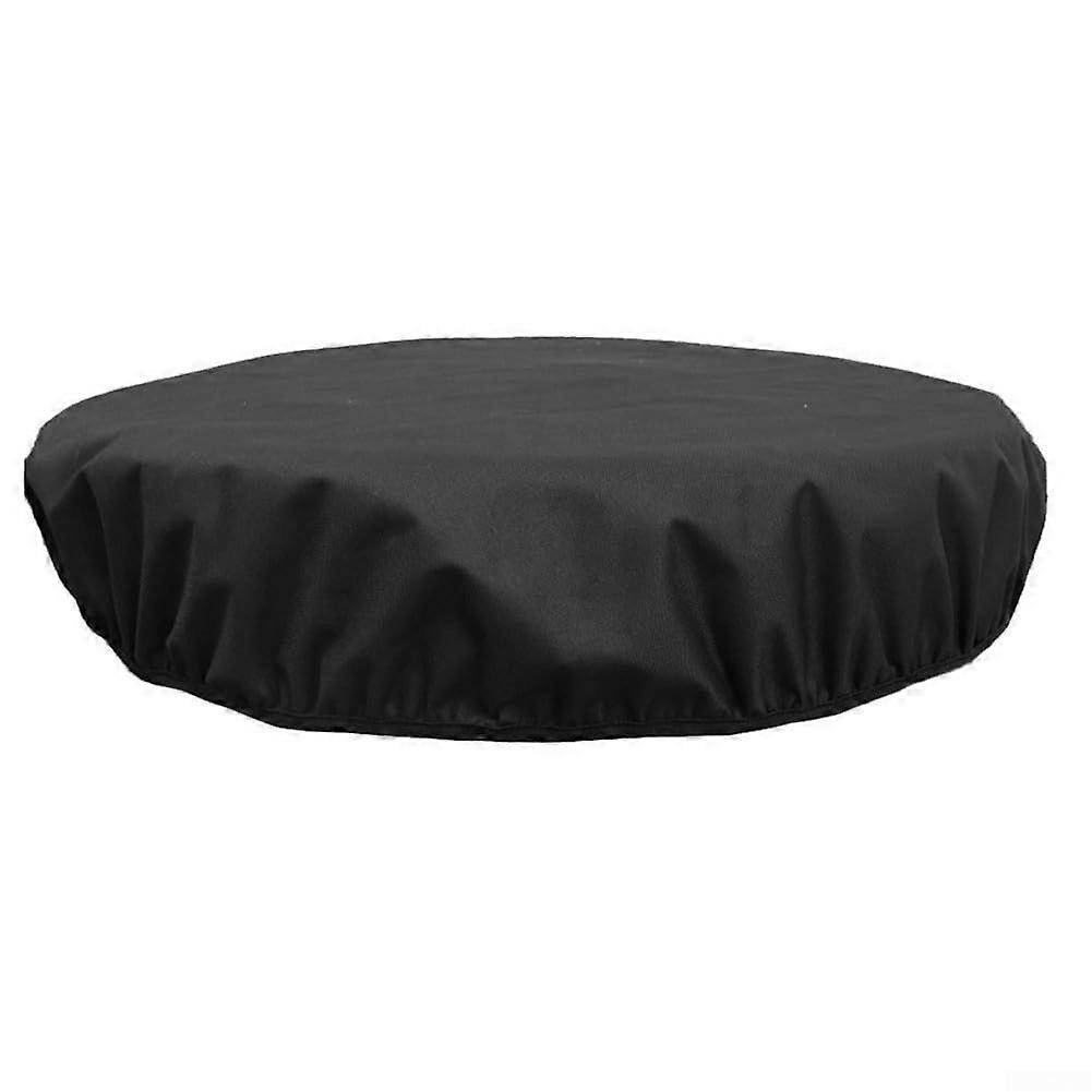 Easily secure your outdoor space with a round heavy fabric fire cover (56' x 4')
