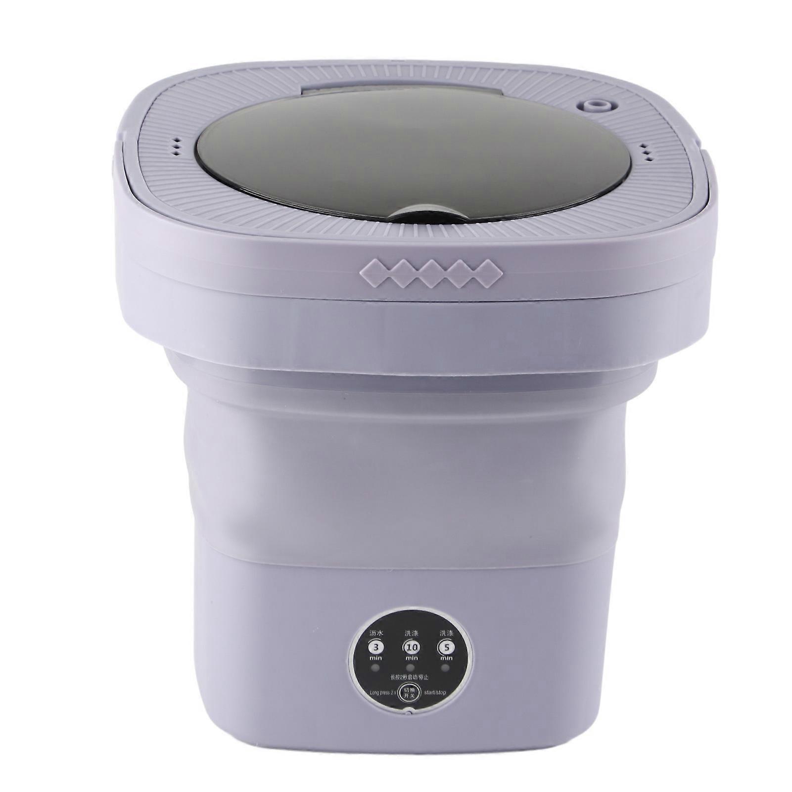 Foldable Washing Machine High Speed 6.5L Large Capacity Soft Semi Spin Drying