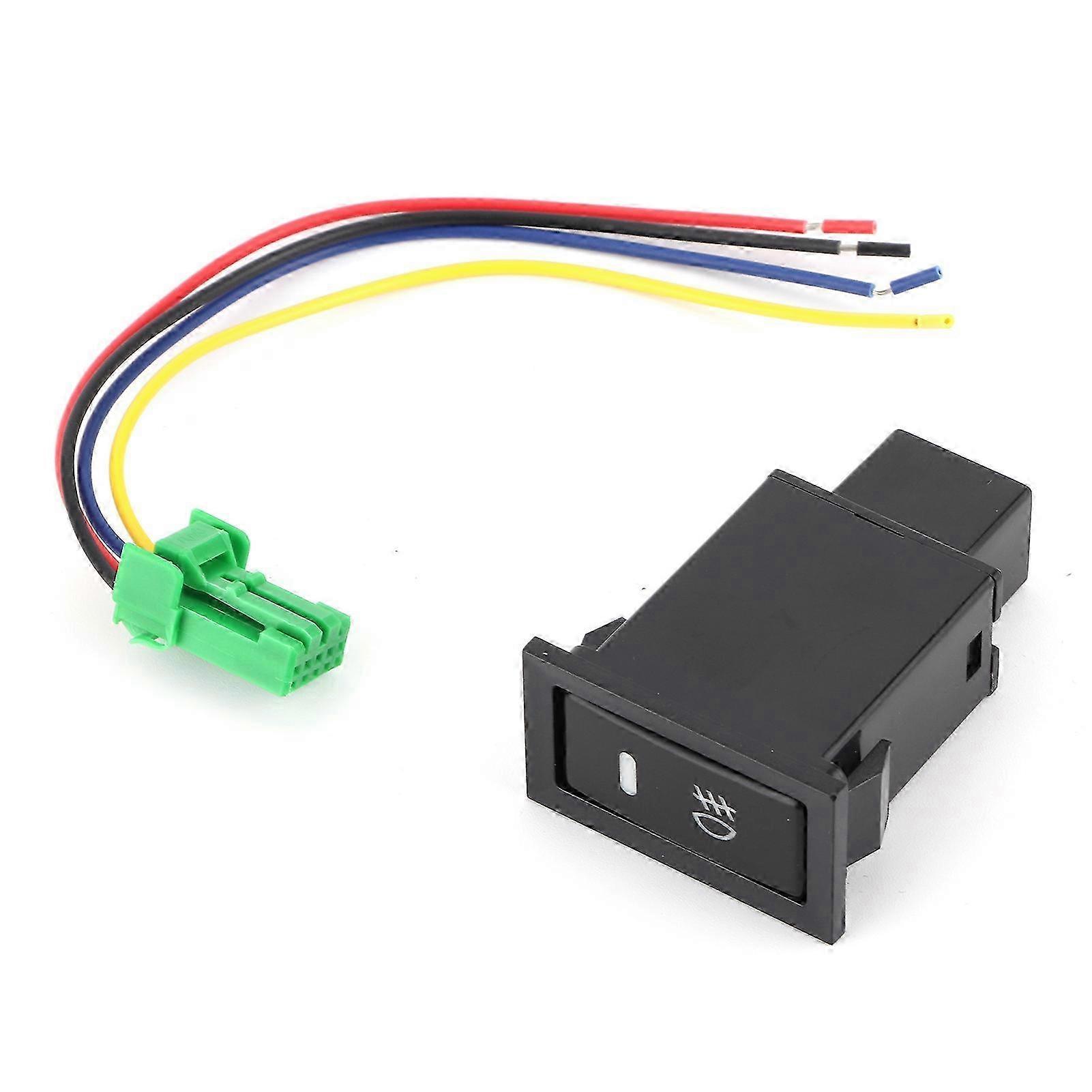 Fog Lamp Push Button Switch 4-Pole Controller Compatible with Suitable for Certain Brands
