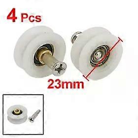 4pcs 23mm Dia Plastic Wheel Sliding Door Window Rolling Rollers Pulleys Sliding Gate rollers/wheels/pulley