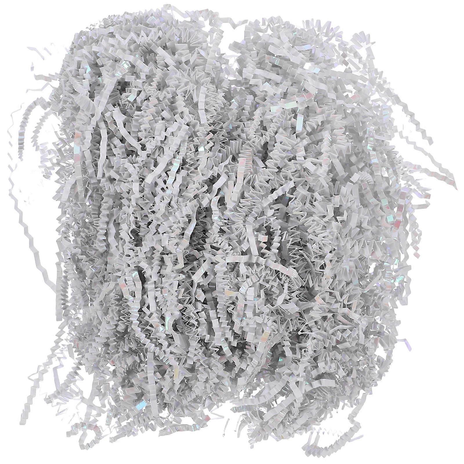 Shredded Paper Filler Crinkle Cut Raffia Grass Decorative Lightweight Safe Material for Baskets Packaging DIY Projects Special Use