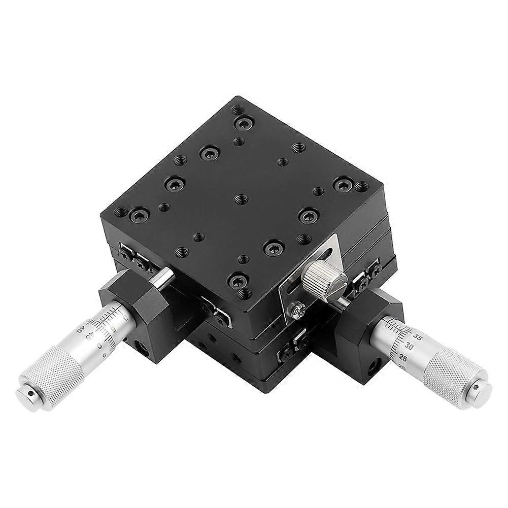 SEMY60AC Micrometer Manual Slide Table Trimming Platform Cross Roller Linear Stage 60*60*40mm