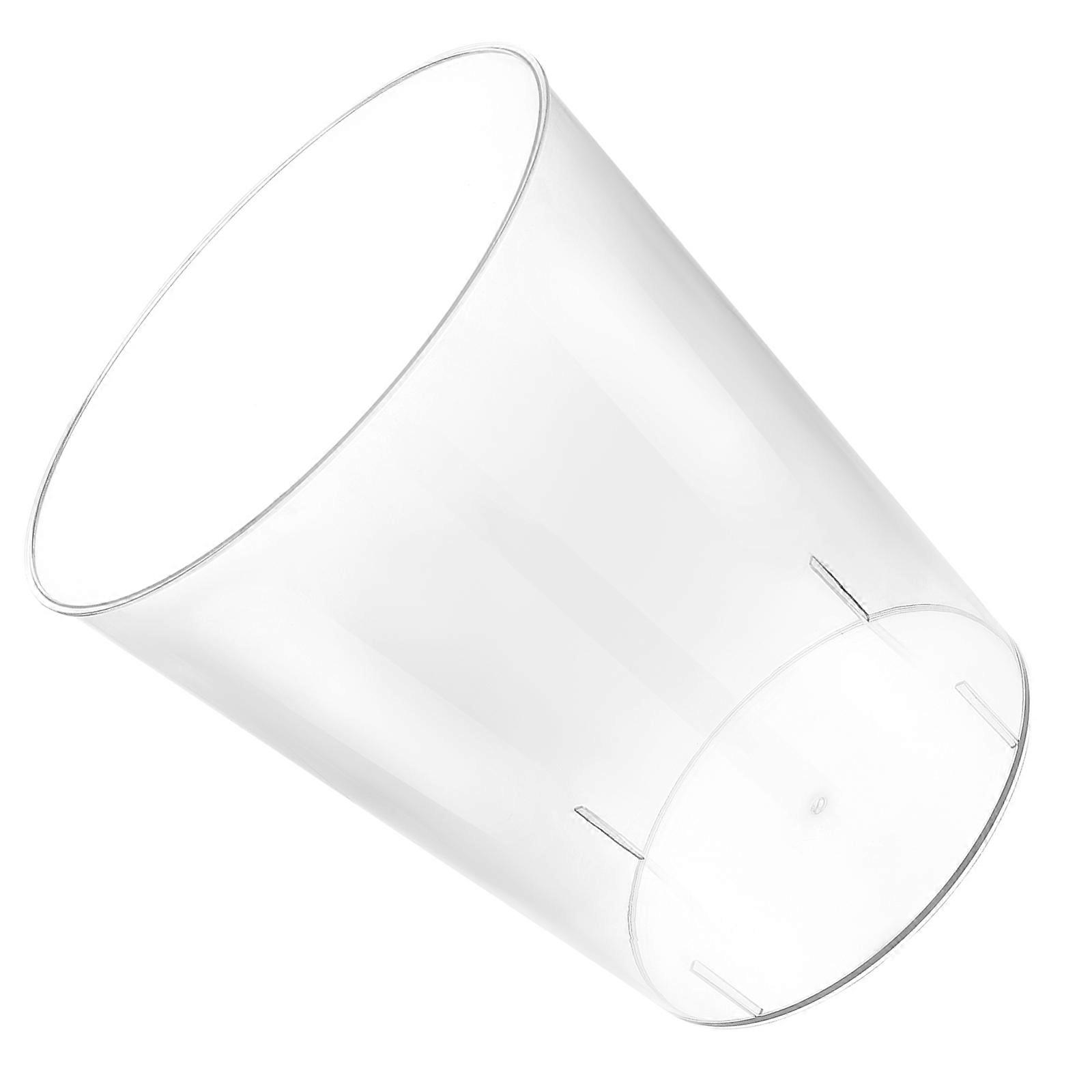 Practical Transparent Waste Bin for Storage Use Made of PET Suitable for Various Rooms 70 Characters