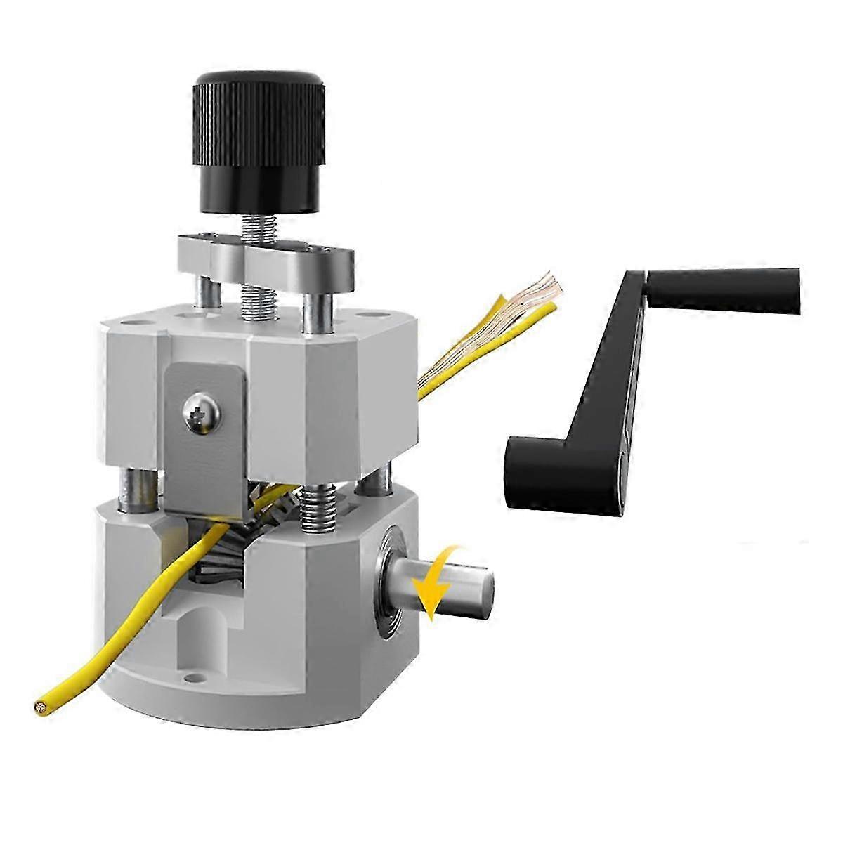 Manual Wire Stripper Machine, 0.08-1Inch Portable Copper Wire Stripper with Hand Crank, Wire StrippiEdition 0711