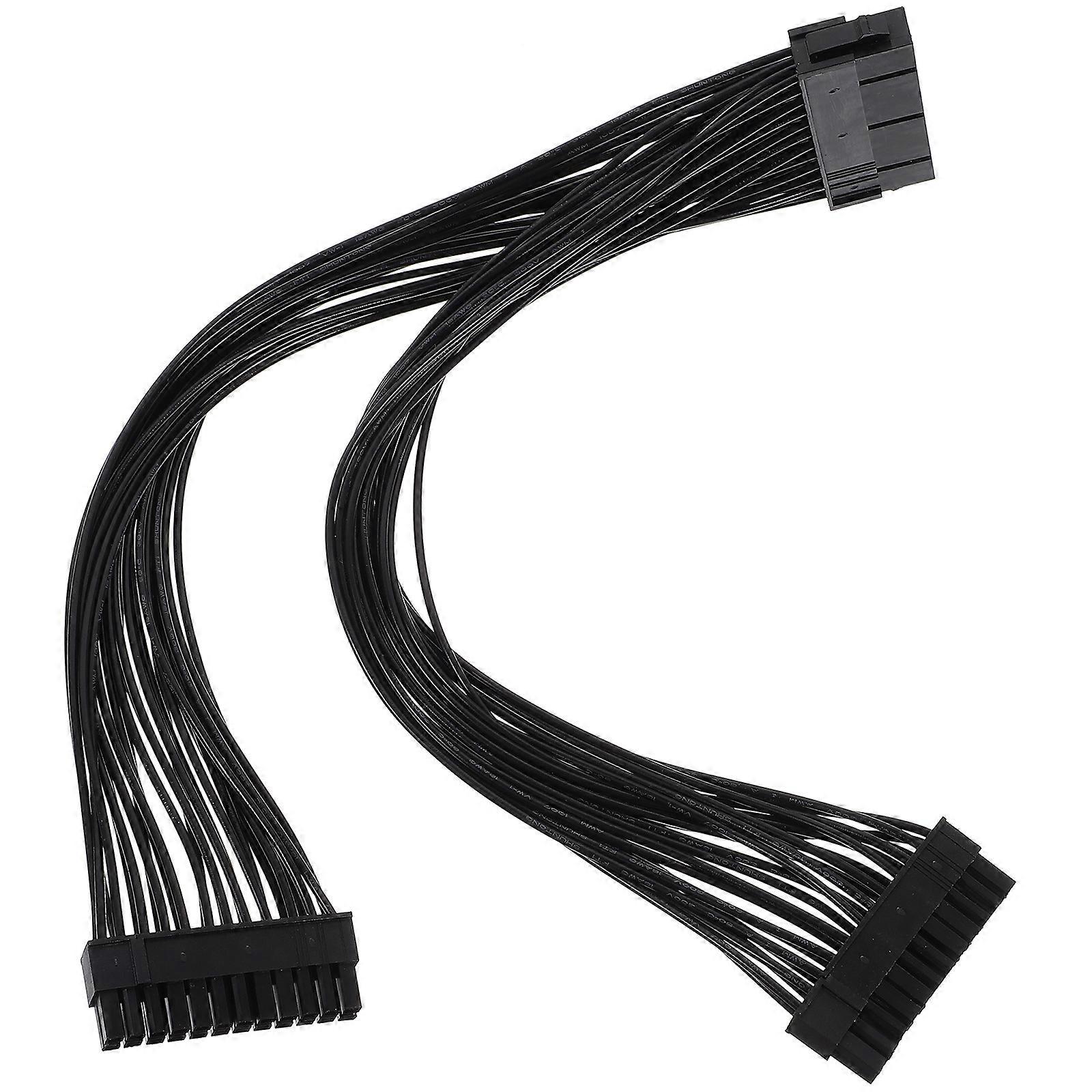 Power Cable Adapter for Computer Motherboard 24 Pin Splitter Extension Line for Power Supply Setup, Compatible with ATX Pin Connectors
