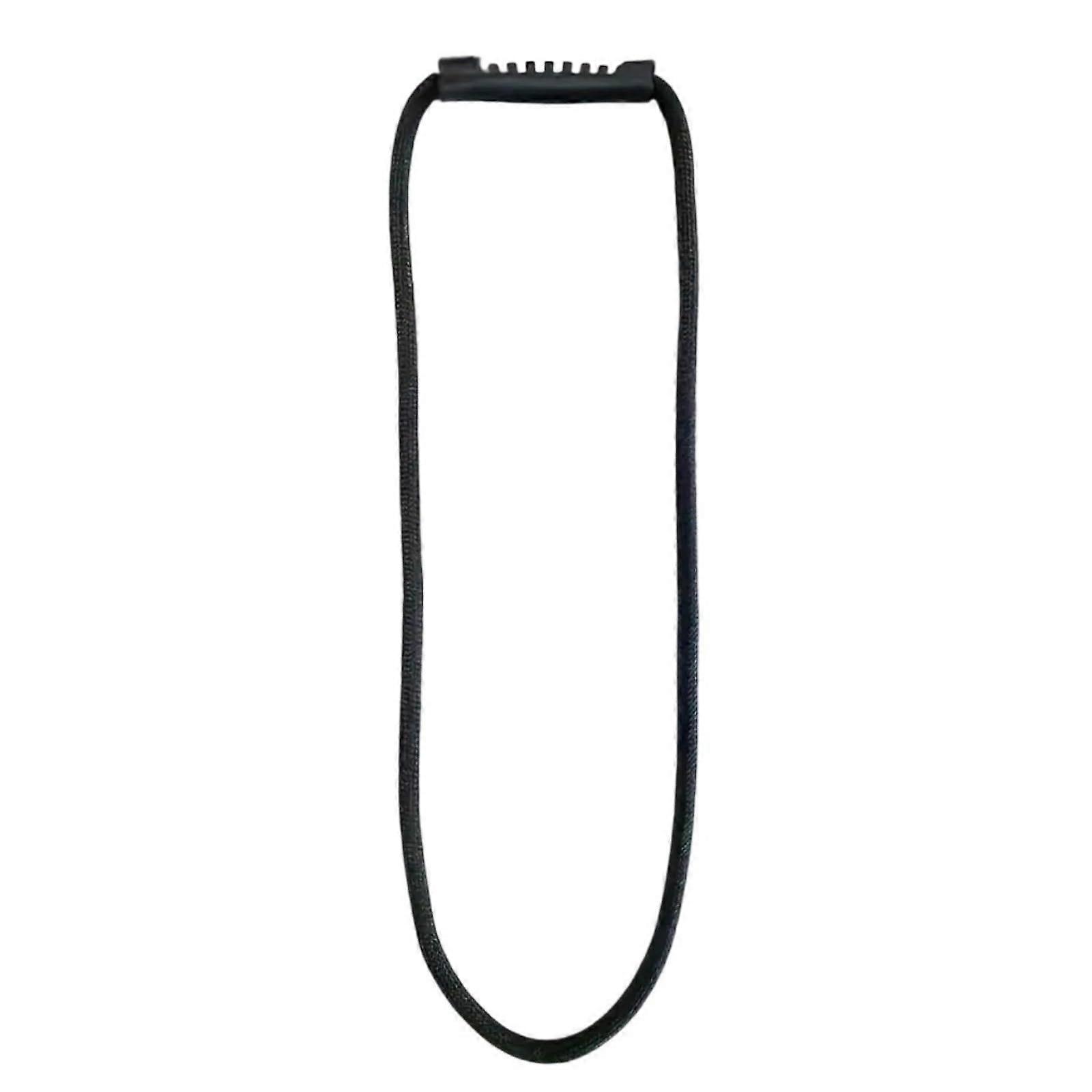 Extension cord storage strap with handle, heavyduty reliability, hook organizer for outdoor activities, 40 cm.