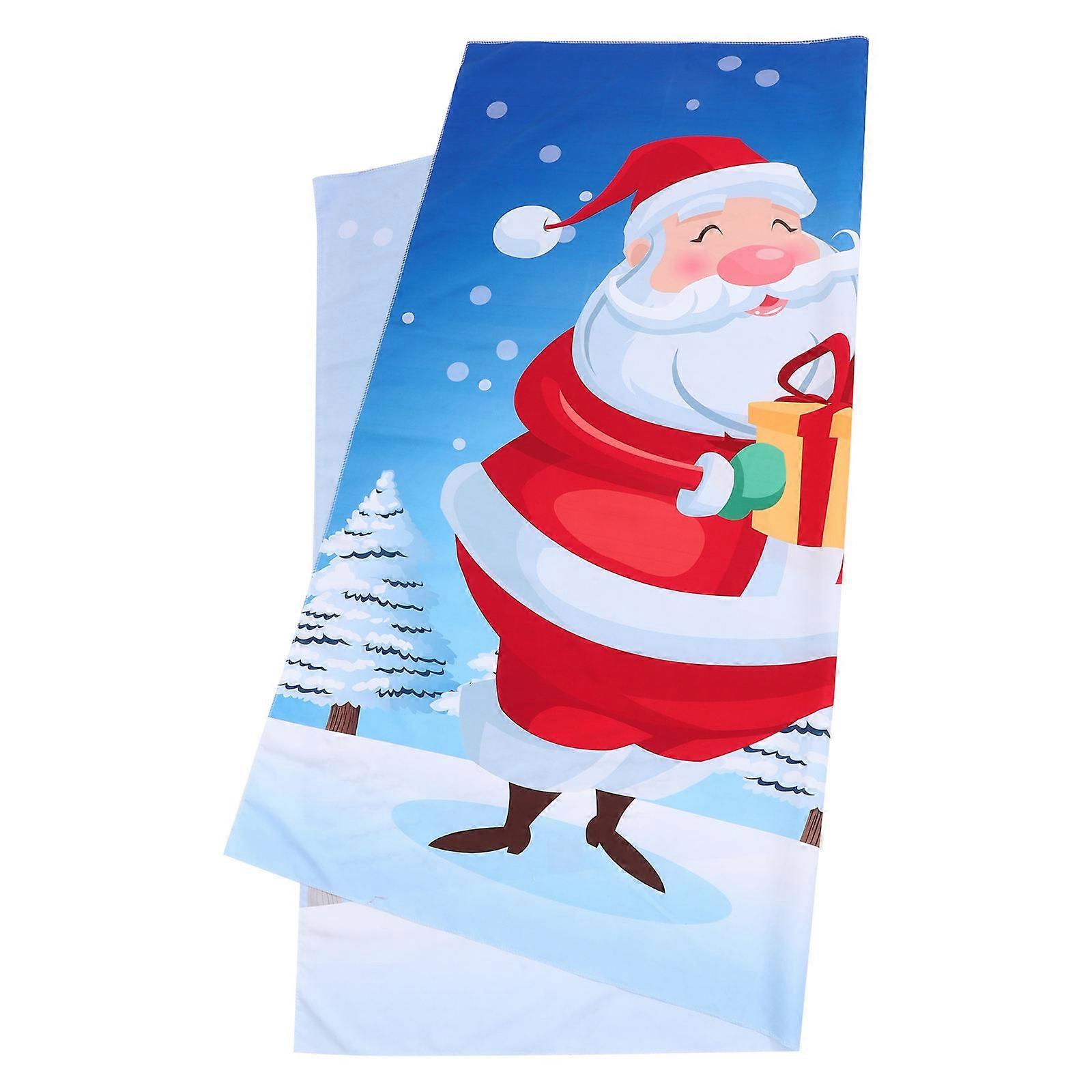Wall Backdrop Creative Photo Background Christmas Theme Rectangular Cloth Multi Color 150.00X130.00CM Polyester Room Decoration 1Set