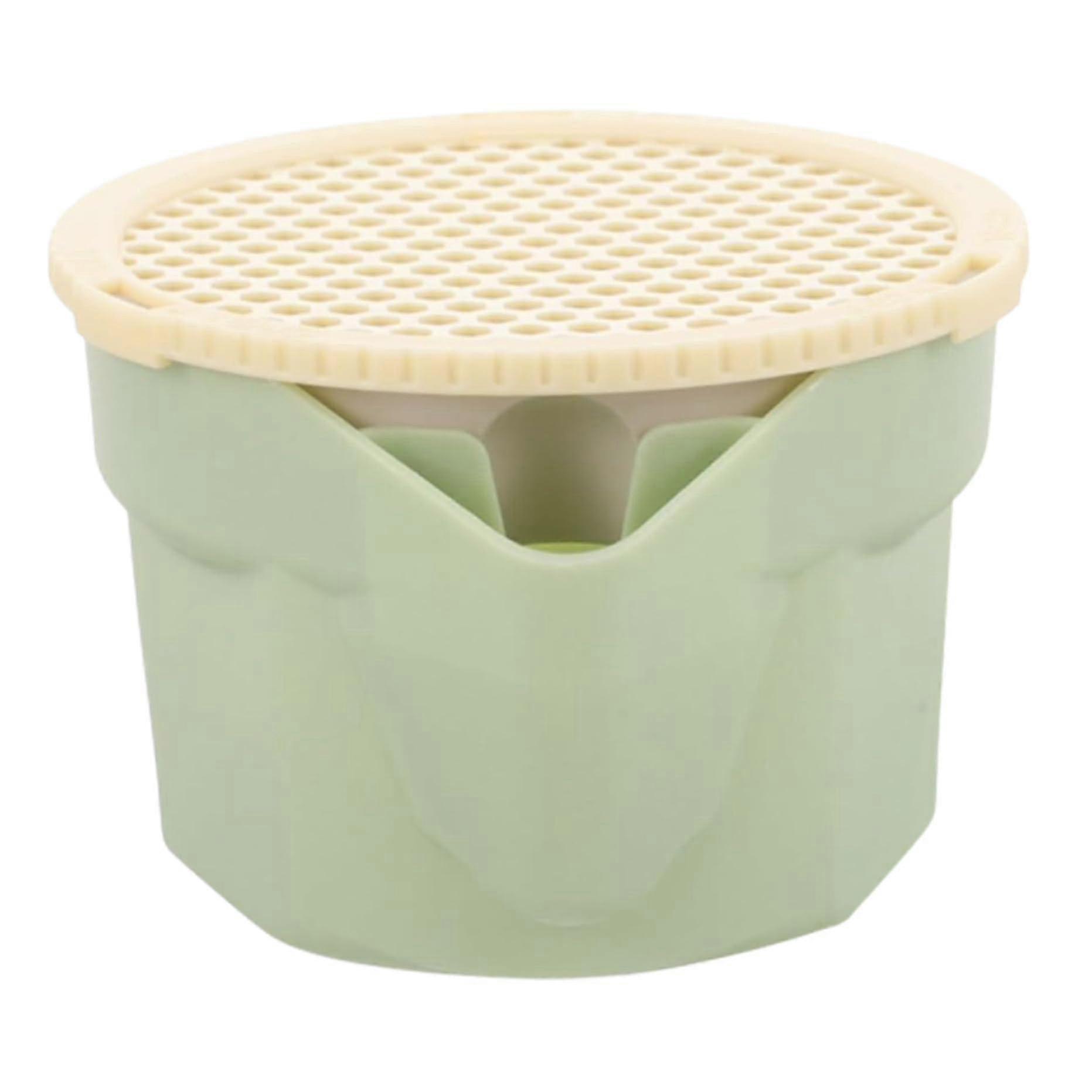 طقم زراعة عشب القطط المائي - صندوق كوب عشبة القمح البلاستيكي الخالي من التربة سهل النمو ، حل البستنة الداخلية القابل لإعادة الاستخدام