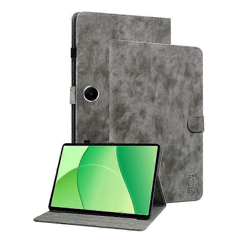 Tiger Pattern Flip Leather Tablet Case For OPPO Pad SE 11 inch