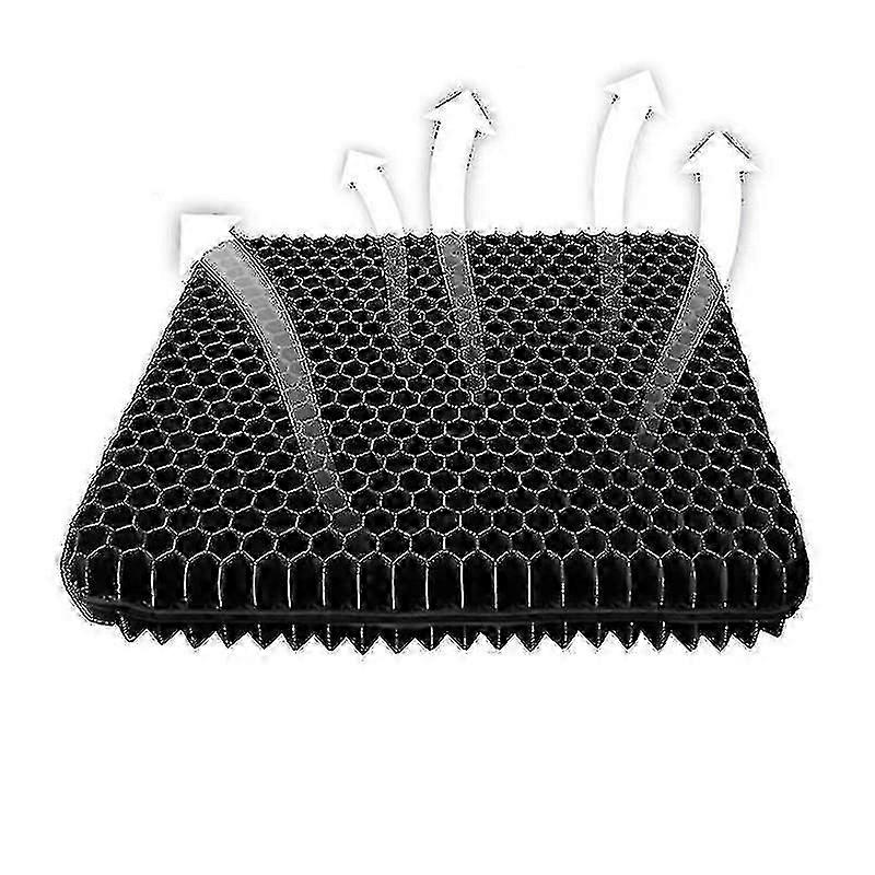 Ergonomic Gel Seat Cushion For Long Sitting, Wheelchair Cushion For Relieving Back Pain Relieve Pressure On Buttocks