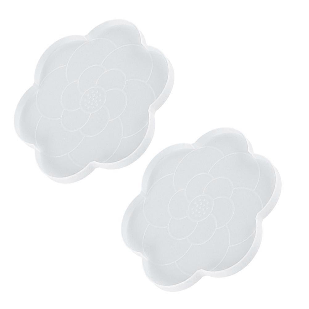 Cup Mat Mould Silicone Material Non Stick Technology Diy Enthusiasts 2Pcs
