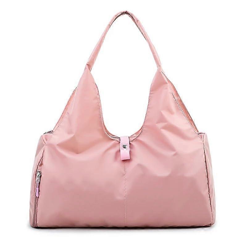 Yoga Mat Bag Nylon, Gym Tote For Women And Men, Travel Fitness Carrier, Fits Most Mats, Pink