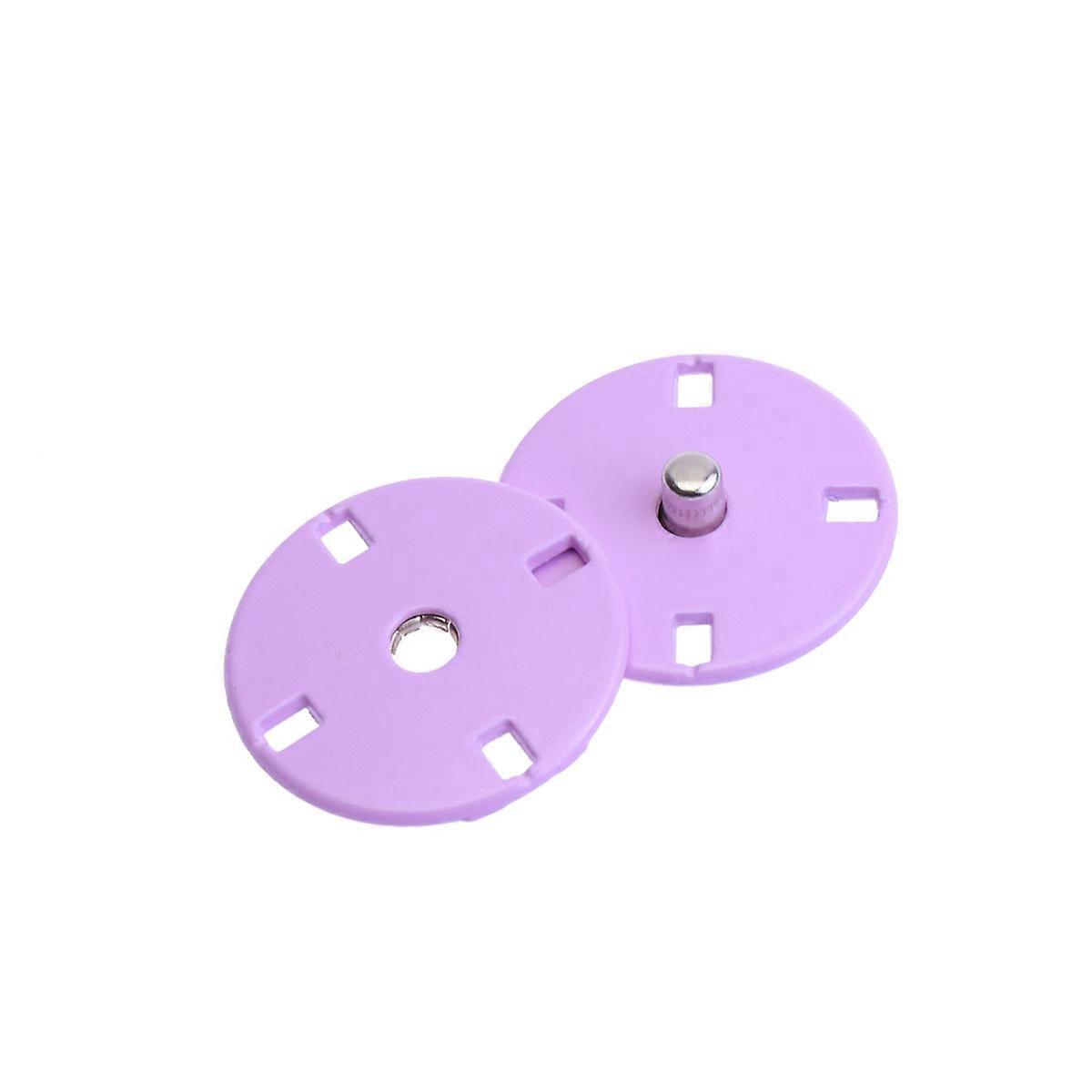Knitting Pink Alloy Flat Buttons for Clothes 2.1 x 2.1 x 0.2 cm 10Set