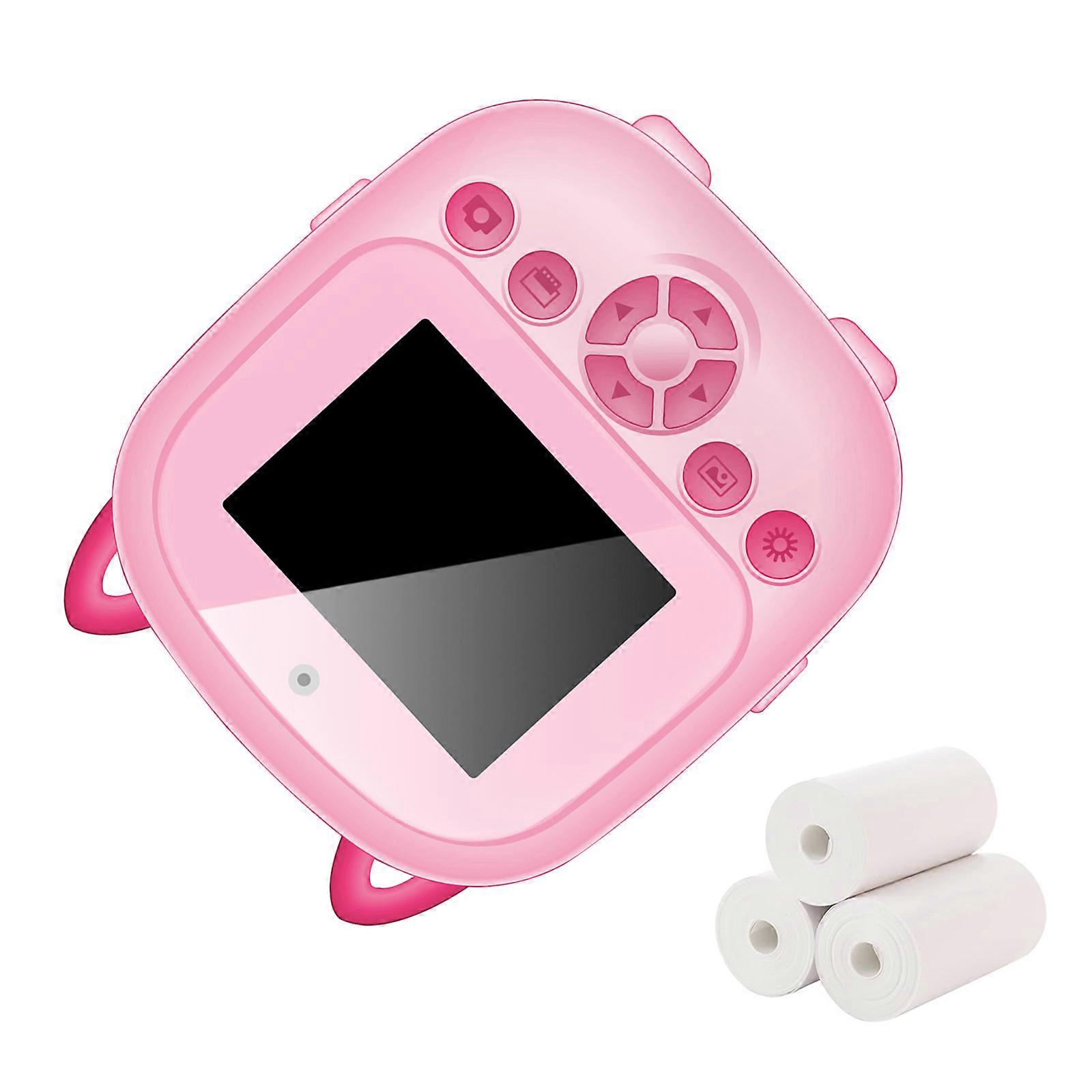 Mini Thermal Printer Print Camera for Boy Girls Toddlers Digital Photo Camera Selfie Digital Camera Portable Multicolor