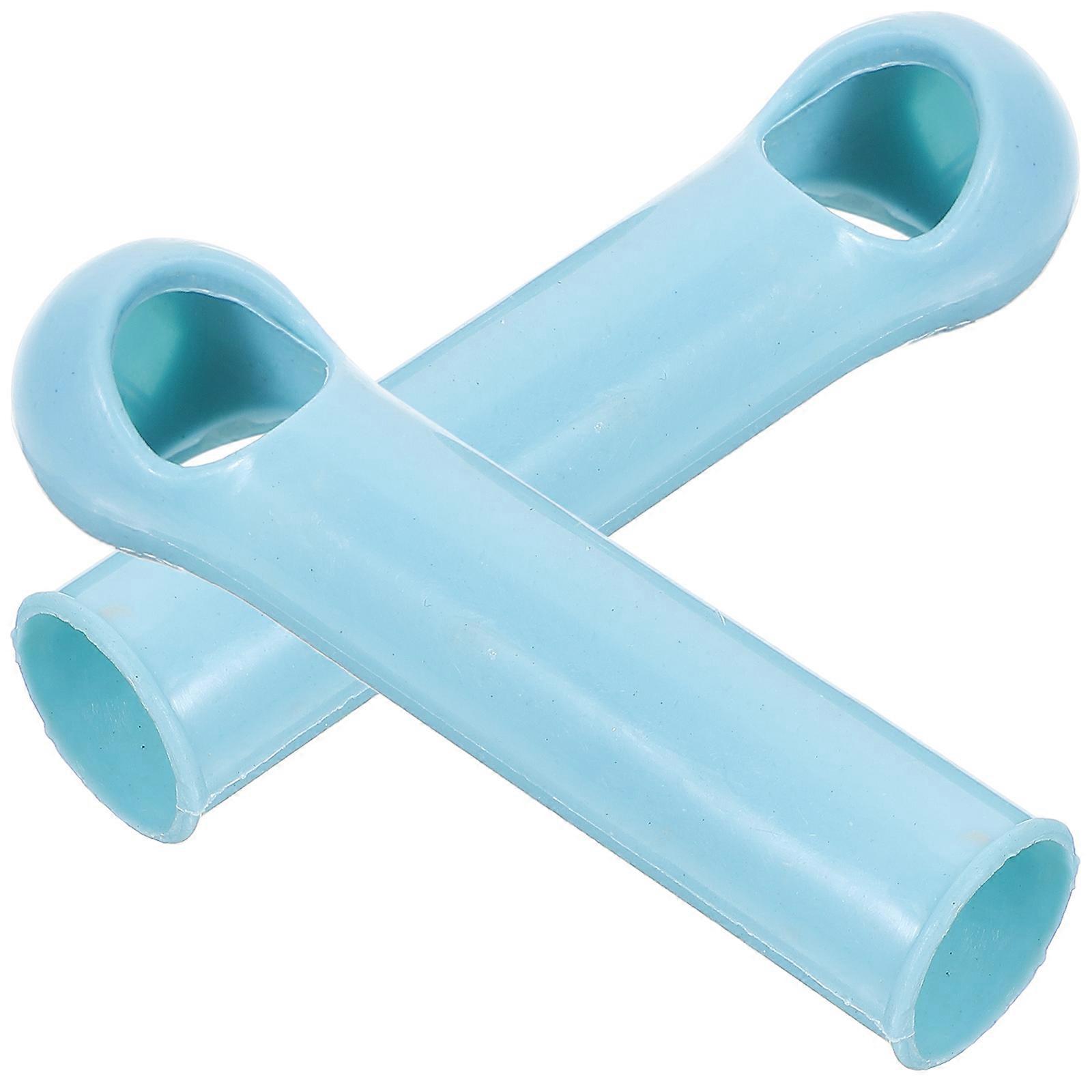 2pcs Mop Handle End Caps for Broom Rod Grip Clothesline Stick Replacement Sleeve