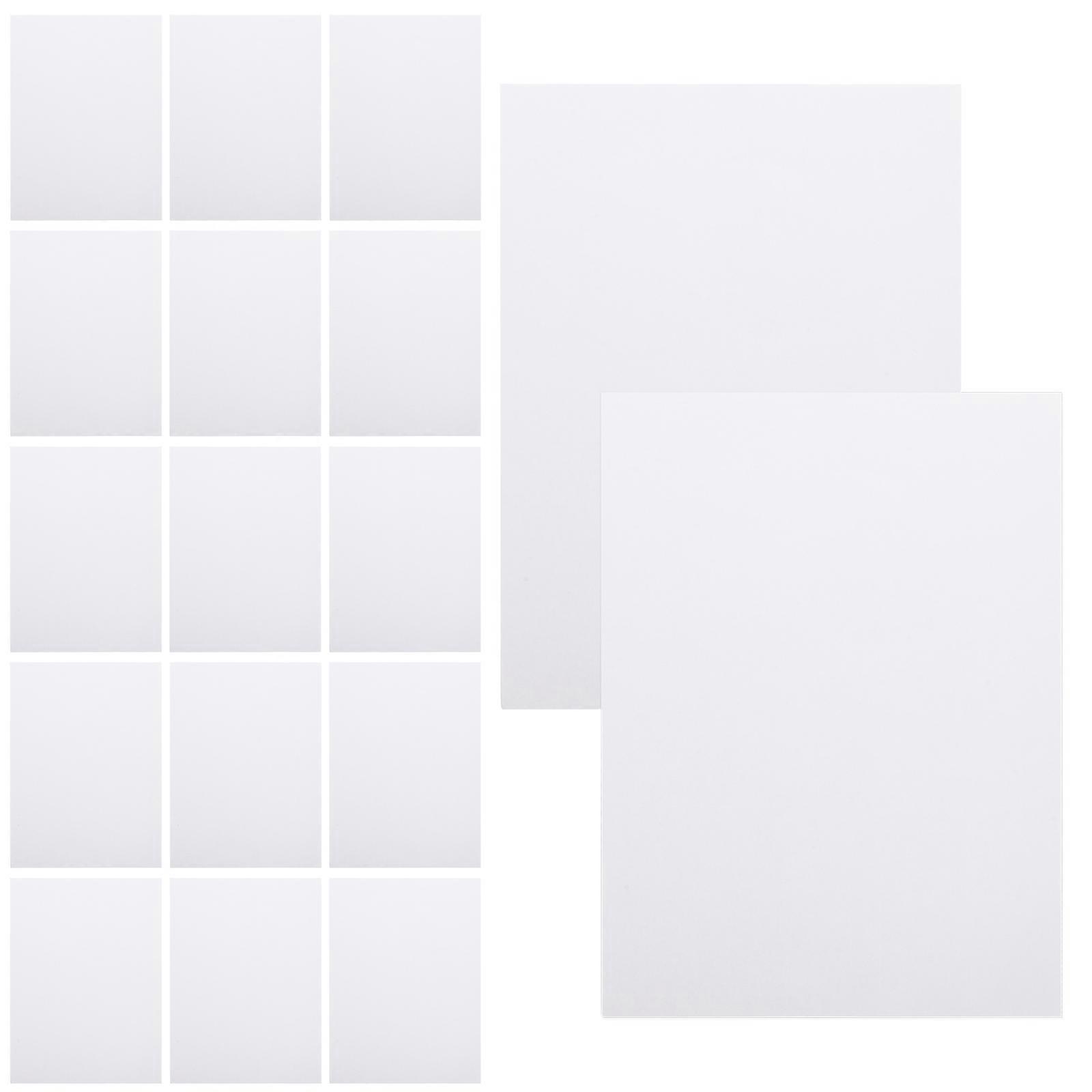 Adhesive Label Stickers   50 Sheets Printable Scratch Resistant Sticker Paper for Home, Office, School Projects Multi Purpose Use Easy To Print