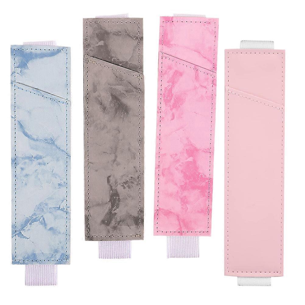 PU Material Pen Protector Pocket Organizers For Office Workers 4Pcs