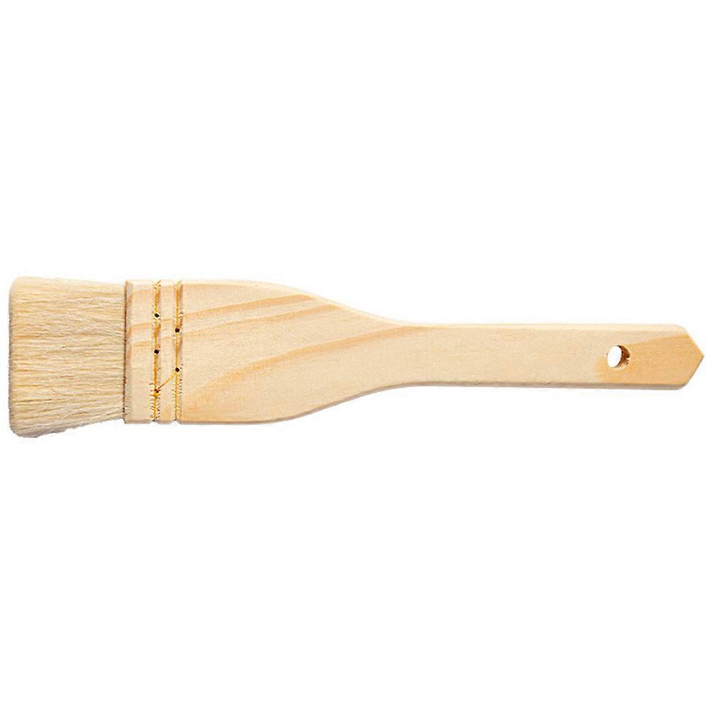 Basting Pastry Brush with Handle Wool Food Brush for Cooking, Baking, Grilling, Spreading Butter, Oil, and Sauces