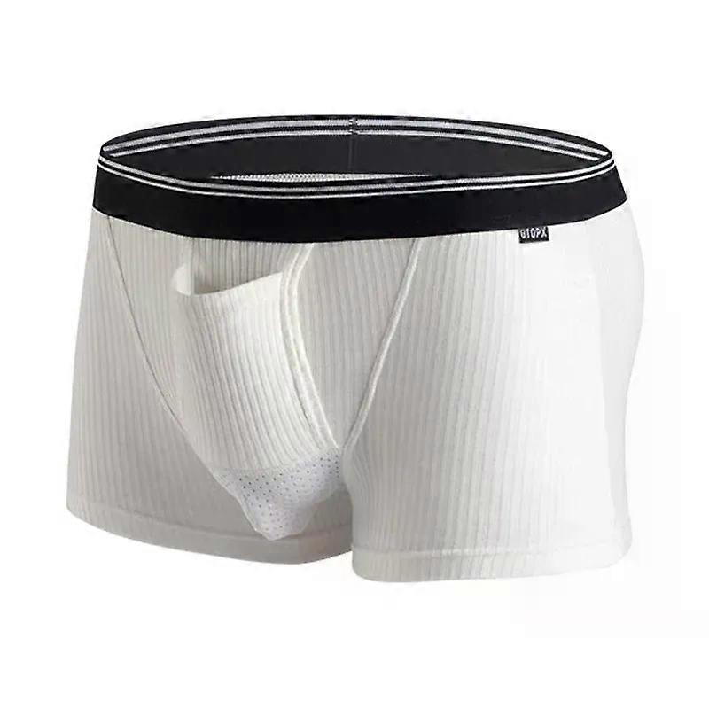 חם Xxxxl גודל גברים מודאלי גברים באיכות גבוהה #39; S תחתונים רכים תחתונים נושמים סקסי זכר נרתיק גדול נוח מכנסי בוקסר קצרים
