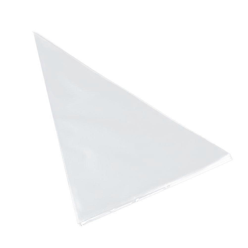 Triangle Plastic Food Storage Bags with Strap for Party and Home Use Assorted Color 100pcs 16x30cm 100pcs 13x25cm