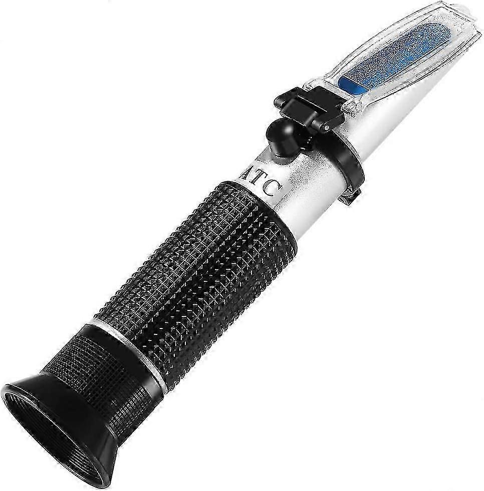 Food Salinity Refractometer, Salt Analyzer Tester Salinometer for Measuring, Black, 1PCS