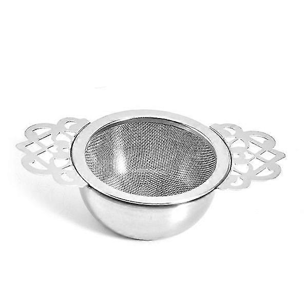 Stainless Steel Teapot with Spout Double Handles, Fine Mesh Tea Strainer (Silver)