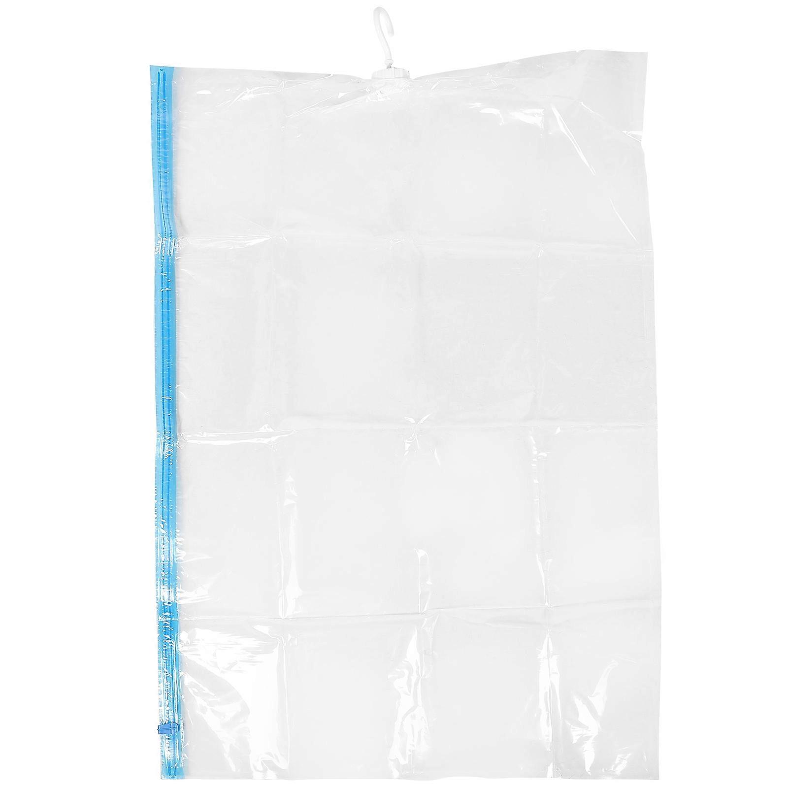 Vacuum Seal Clothes Bag For Adults 105X70cm Assorted Color Space Saving Zip Sealing 1Set