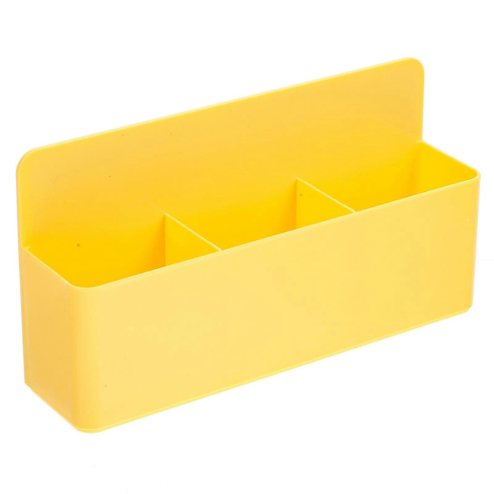 Magnetic Pen Organizer Space Saving Rectangular PP Material For Office Home School Use 1Set