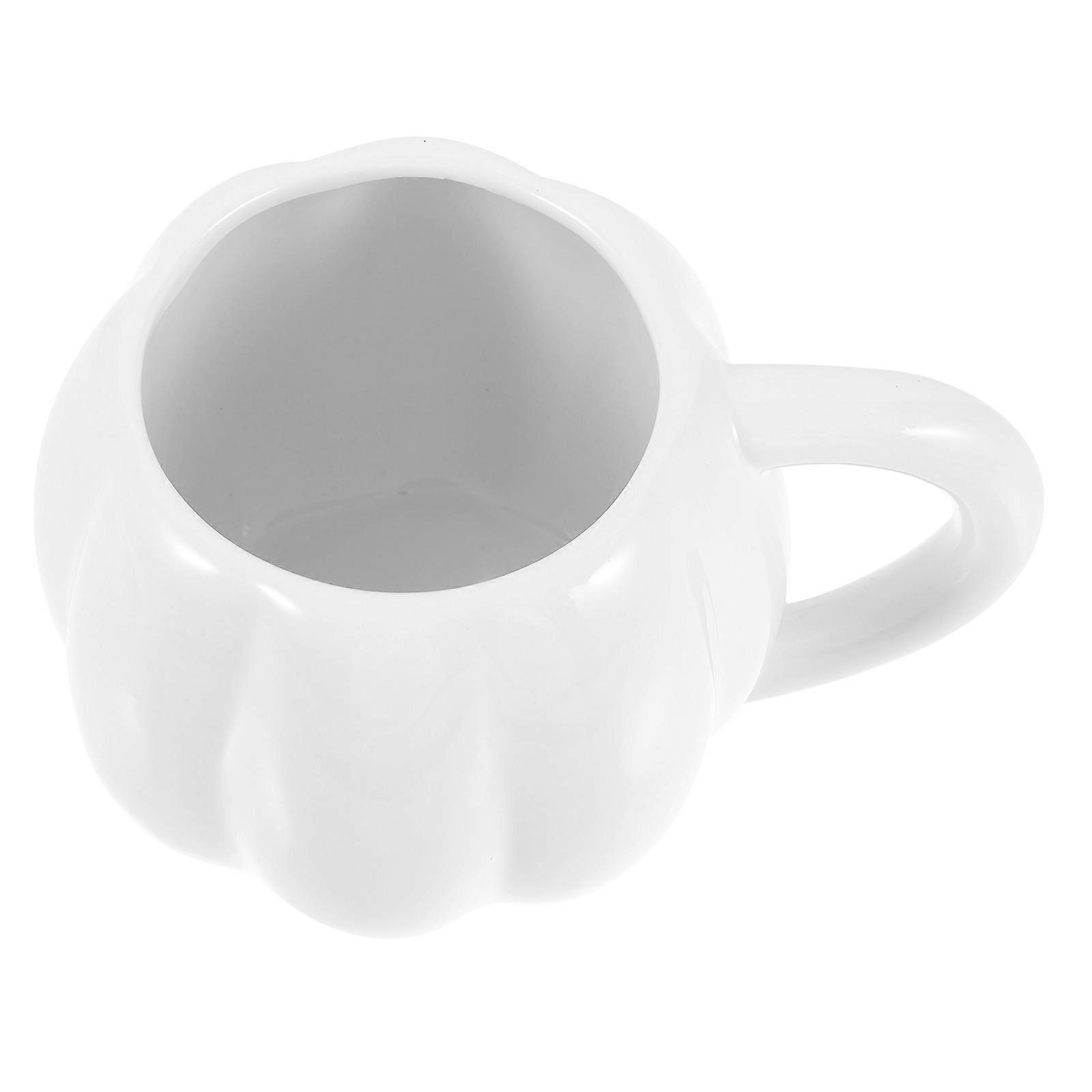 Novelty Mug Halloween Pumpkin Face Design Ceramic Multi-Functional Use 1Pack