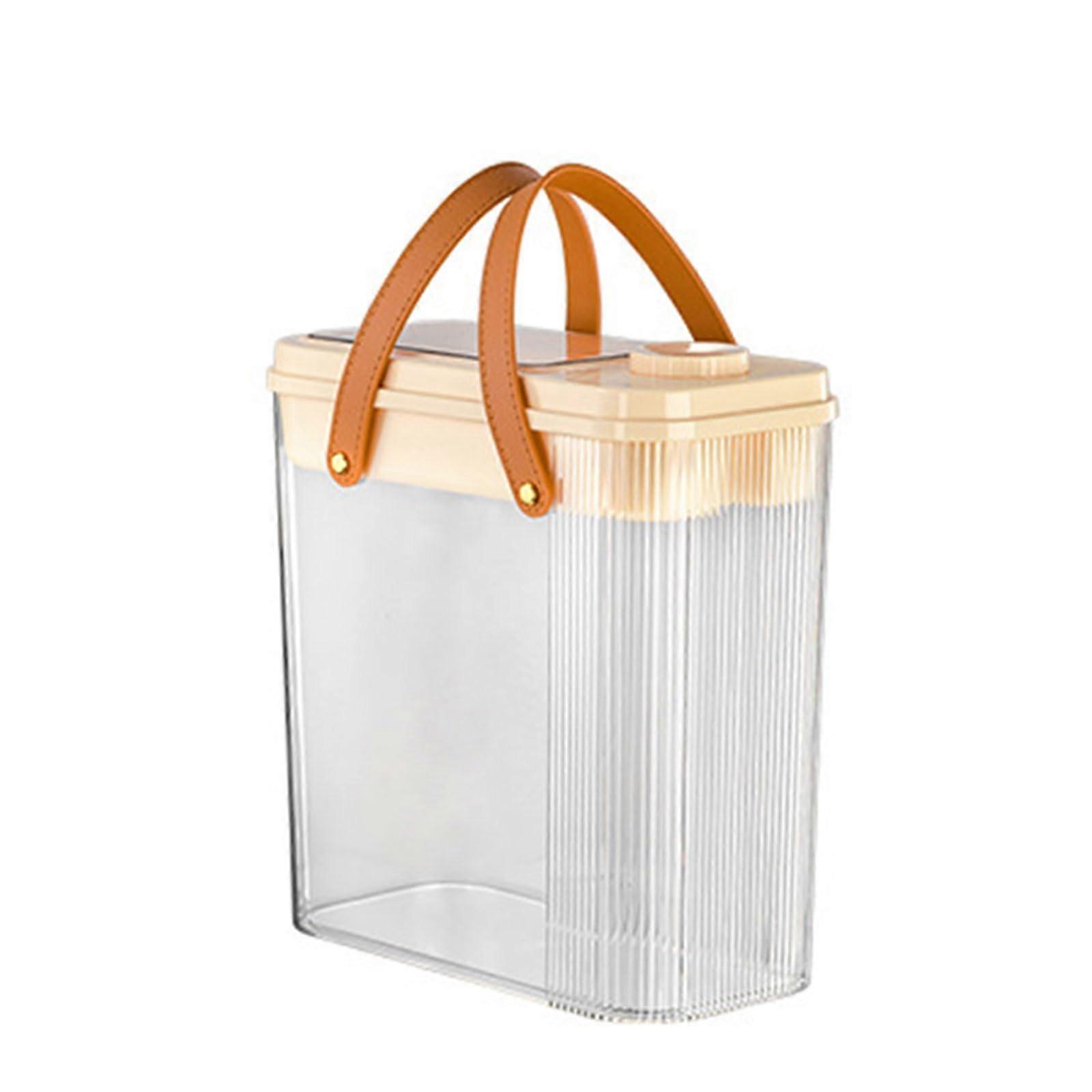 Tea filter bucket with leather handle, small trash can, tea room, drainage bucket