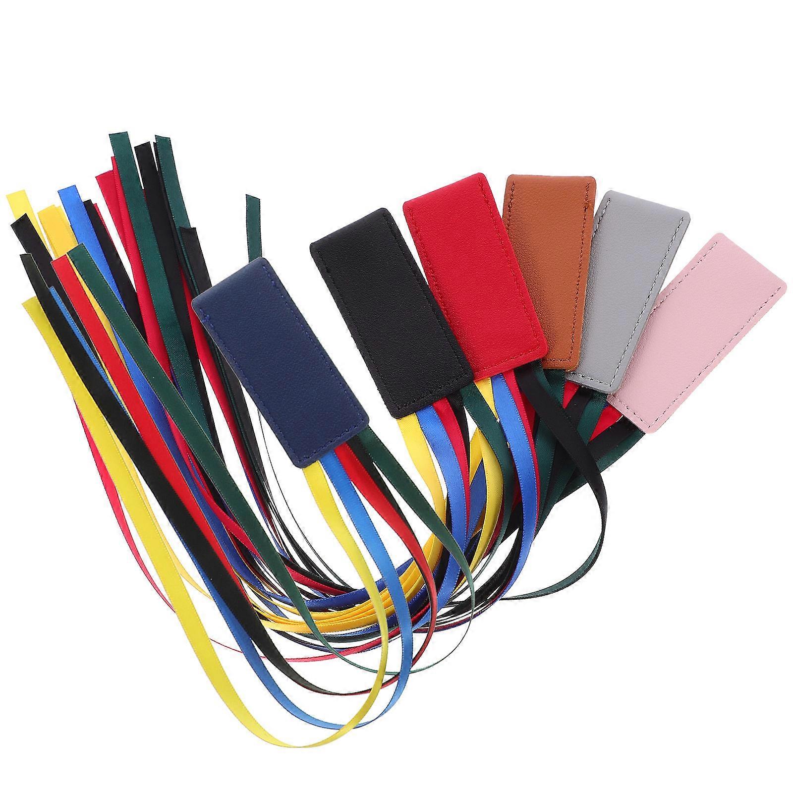 Ribbon Bookmarks for DIY Use Assorted Color Lightweight and Compact 6 Pieces