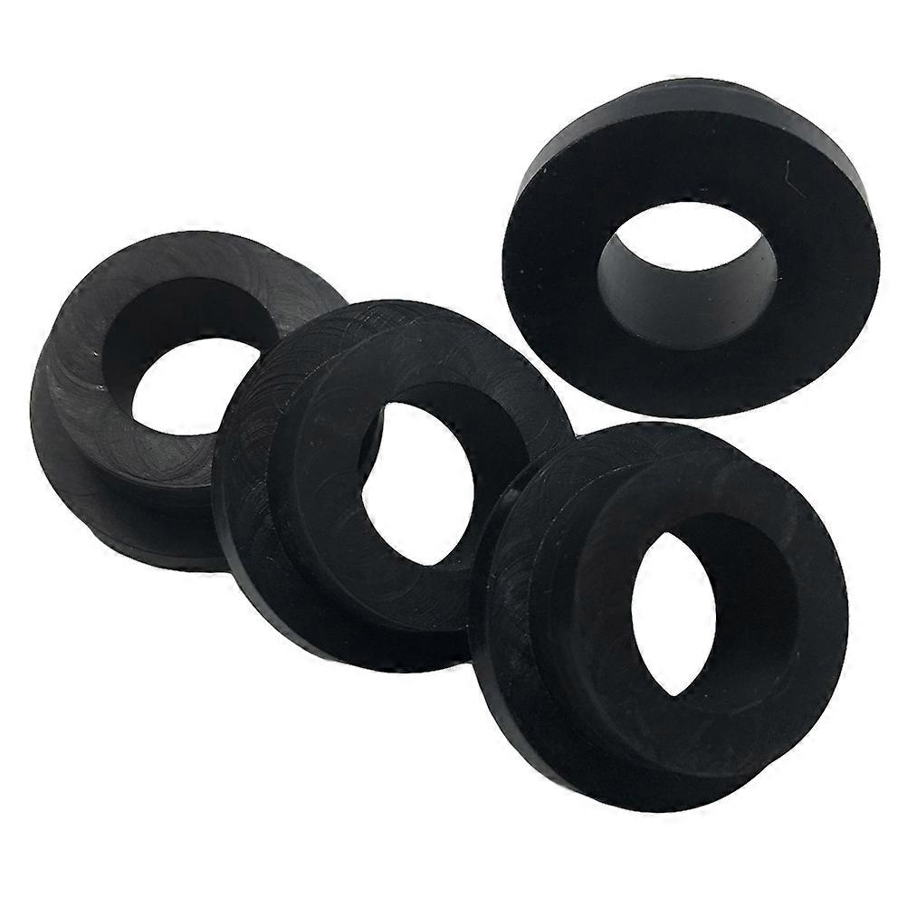 Sealing Rings for Shower Faucet Bathroom Use Black Rubber Washer Seal 11.6mm Inner 24.4mm Outer Diameter