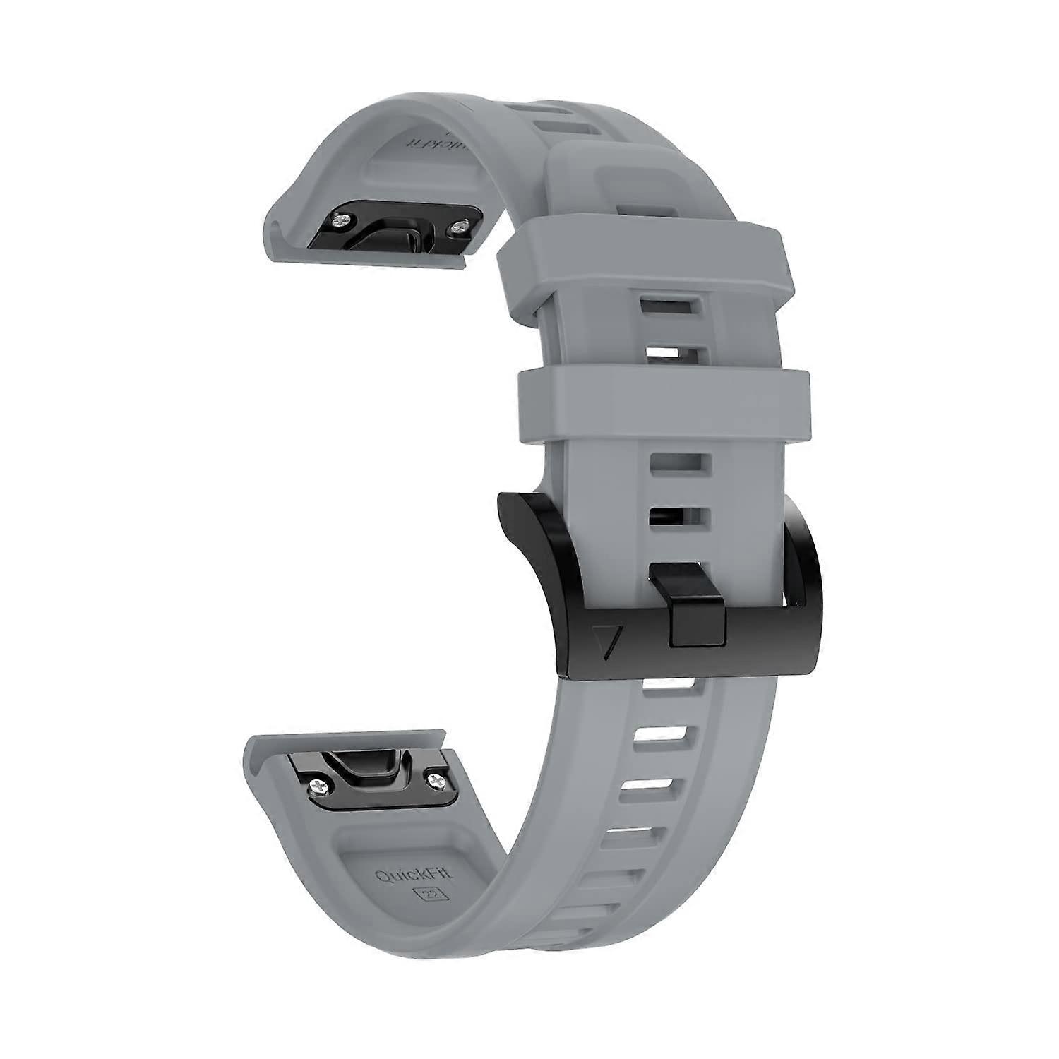 22/26mm Silicone Watch Strap for Garmin Fenix 7X, 6, 6X Pro, 5, 5X Plus, 3HR, 935, Compatible Epix Gen 2 Easyfit Bracelet