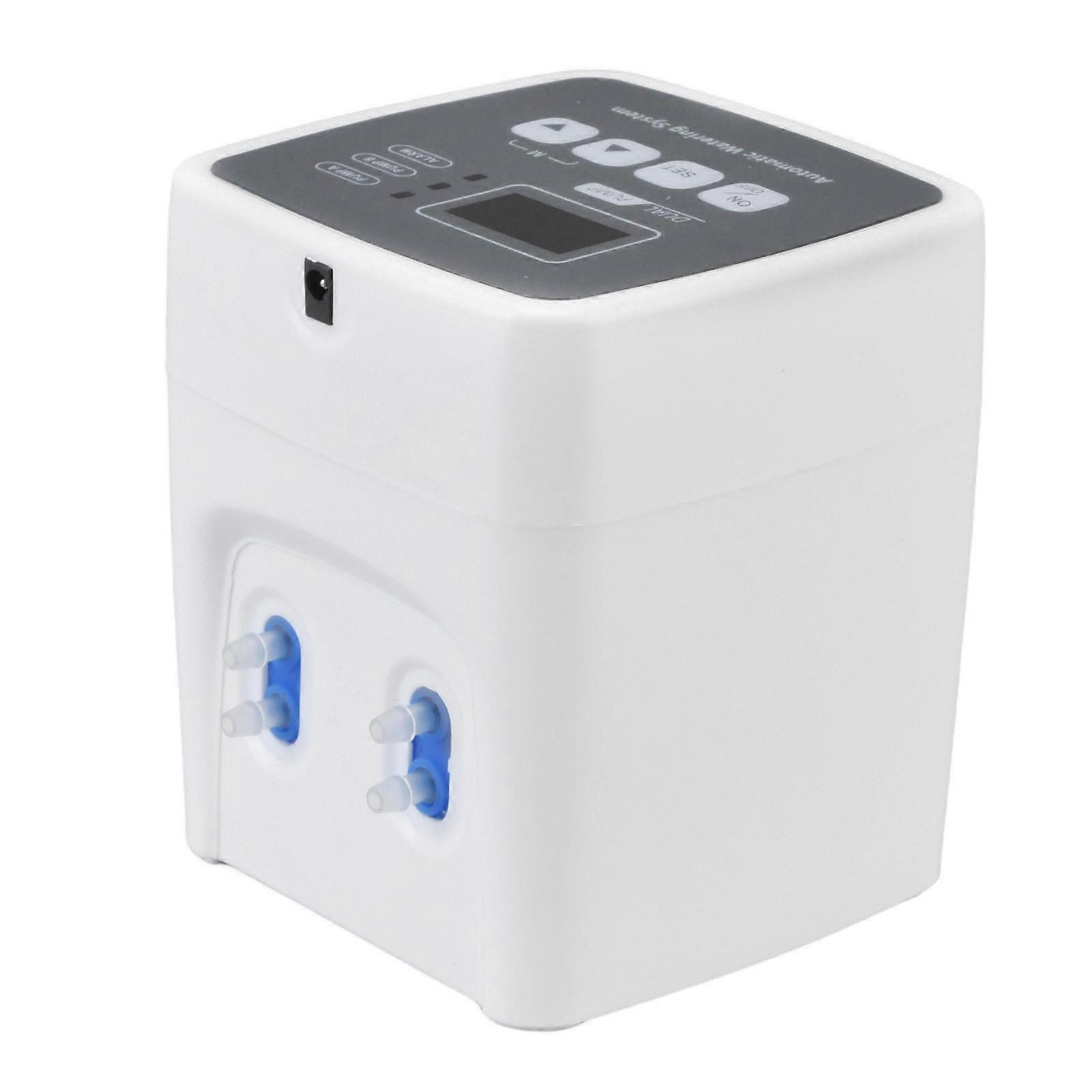 Smart Irrigation Timer Double Pump Automatic Watering Controller Garden Water Timer 110‑240V UK Plug 