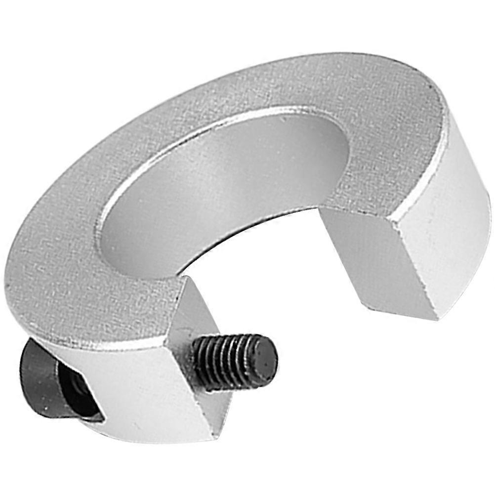 High Precision Linear Rail Stop Parts For Engineers 4.00X4.00X1.10CM Silver Aluminum Alloy Resistance 1Set