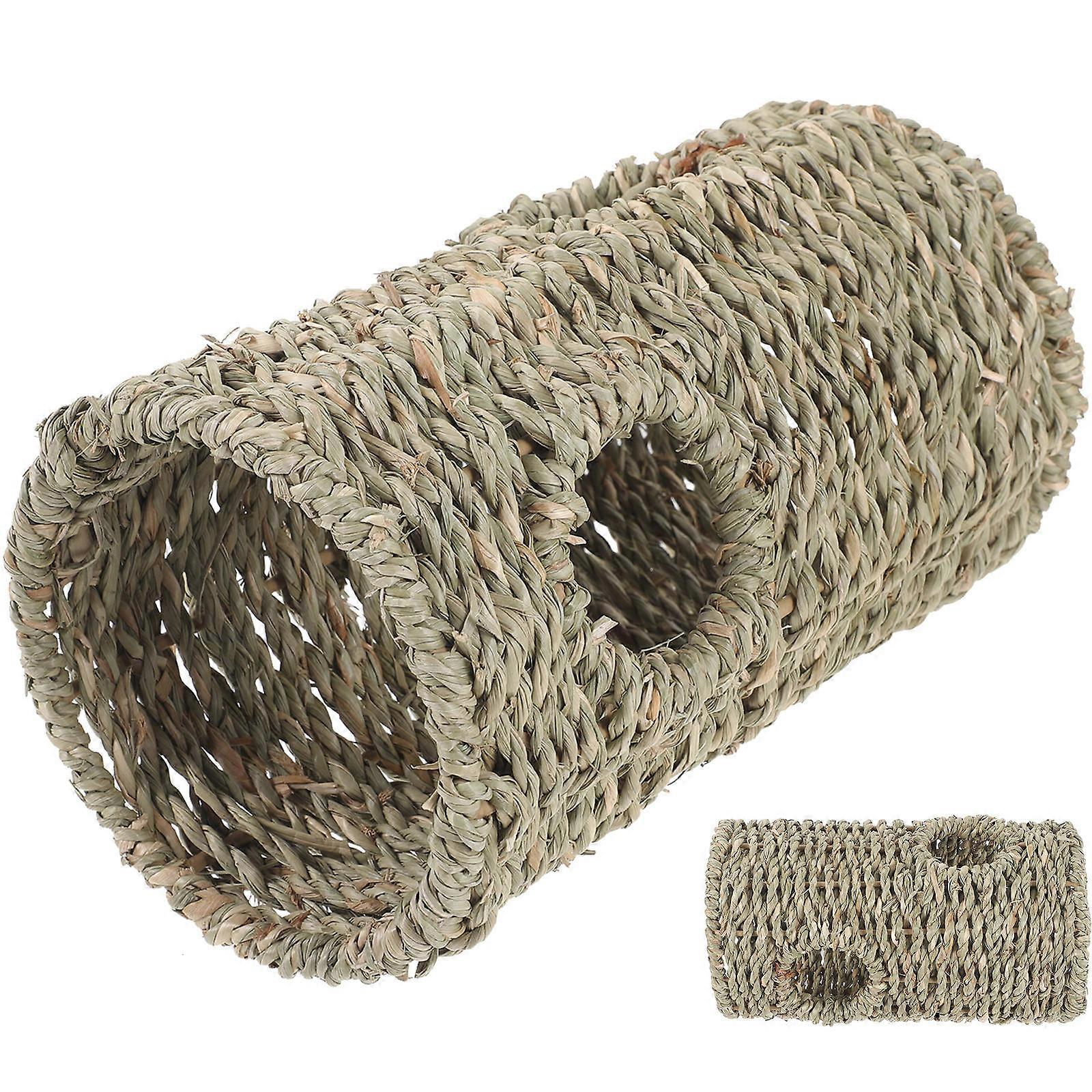 Multi Pet Tunnel Toy for Hamster Gerbil Cage with Iron Rack Safe and Reliable 7 inch