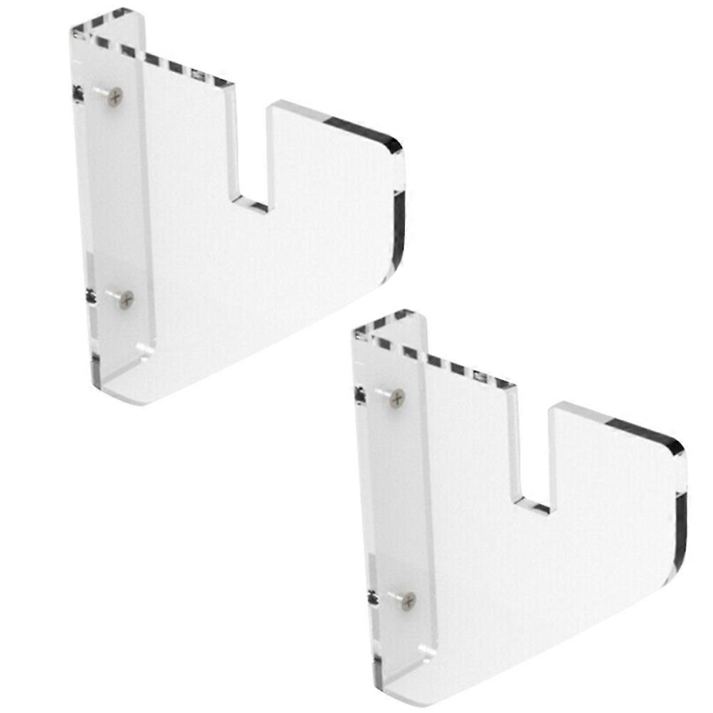 Transparent Acrylic Skateboard Display Stand for Wall Mount Storage Strong Hold for Most Skateboards 2 pcs