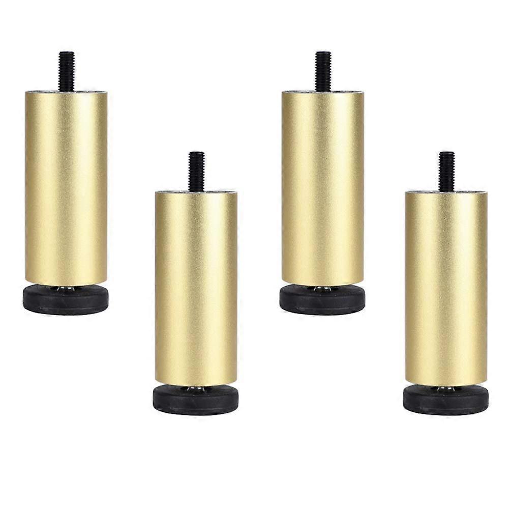RXDP 4 Pcs Aluminum Alloy Adjustable Feet 8mm NonSlip Support Legs 250kg/Each