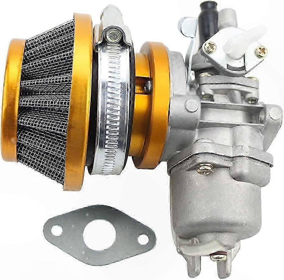 2ストローク47cc49ccゴーカートミニクワッドATVダートバイク交換部品用エアフィルター付きキャブレター