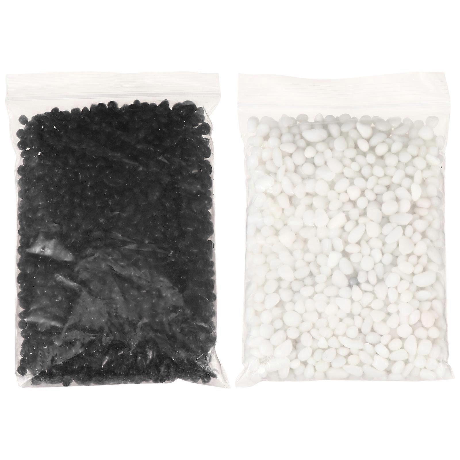 White Crystal Colored Stones for Fish Tank Use Beautiful Decorative Stones Add Warm Atmosphere to