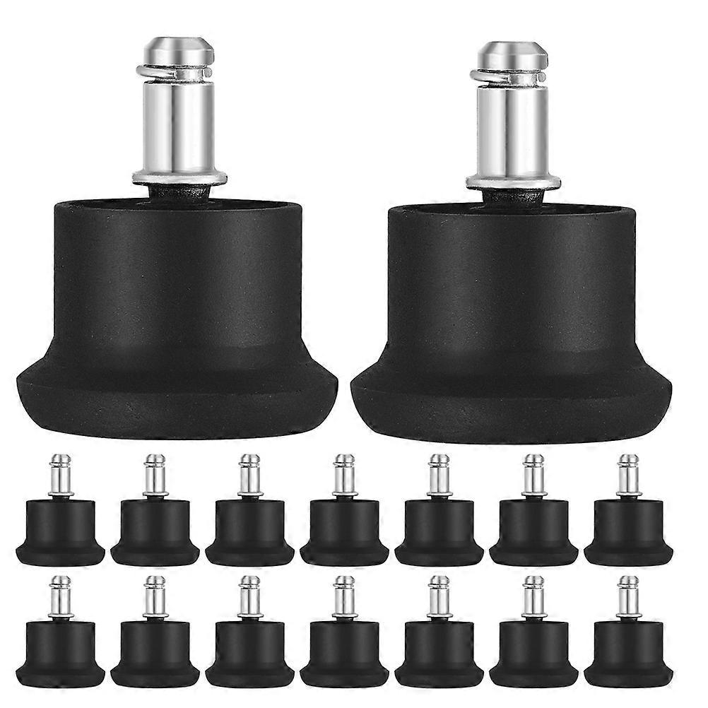 Furniture Floor Protectors with 15 Black Iron and PU Pads for Chairs Prevent Scratches and Damage