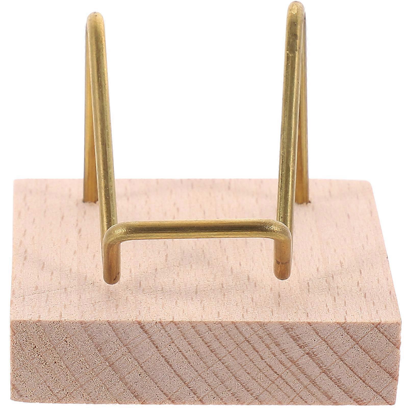 Square Base Crystal Mineral Display Stand For Small Collections 6.9X6.9X6.9CM Holding Items 1Pcs