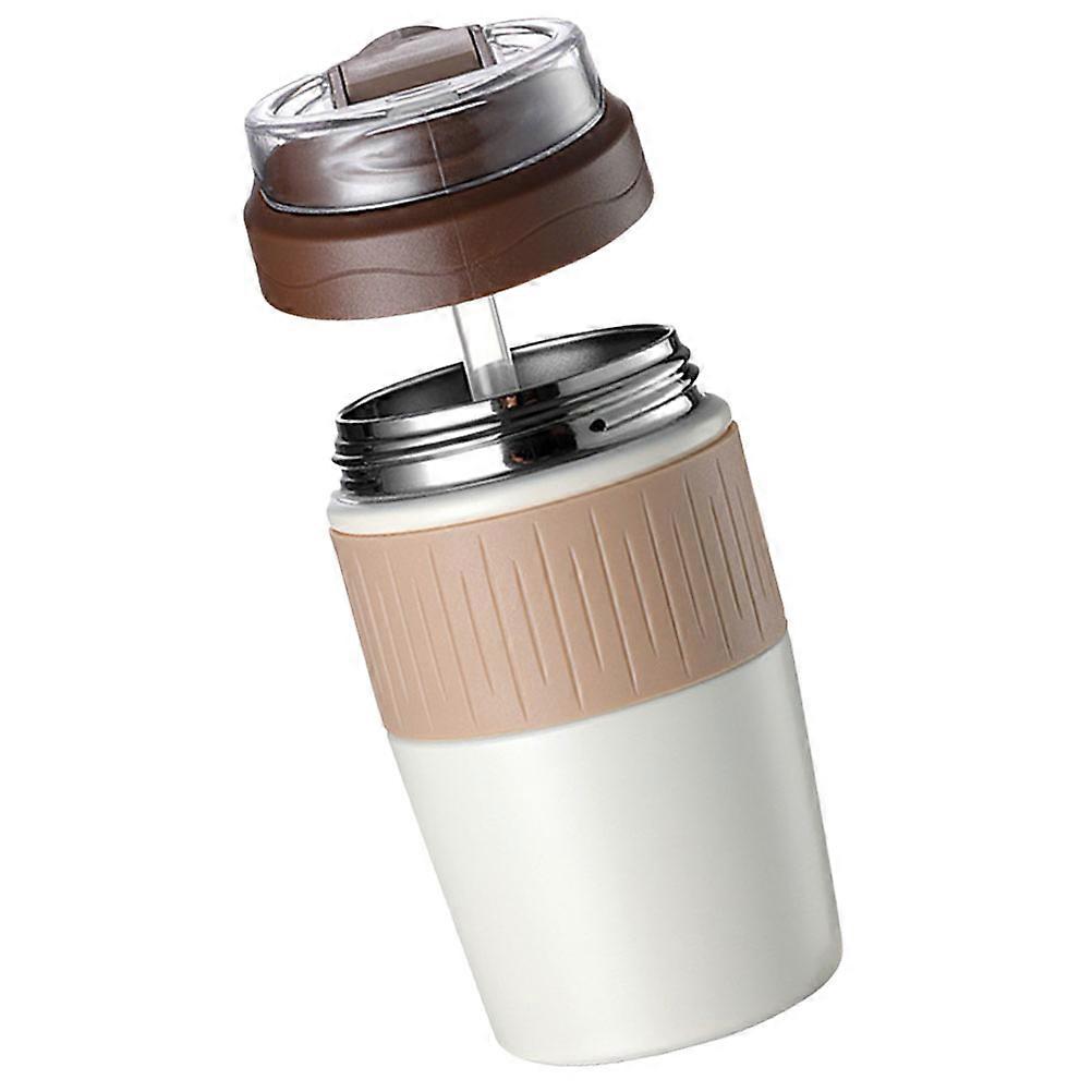 Double Wall Stainless Steel Travel Mug Insulated Coffee Cup for Daily Use Camping and Outdoor Lightweight Vacuum Flask for Hot Cold Drinks Office