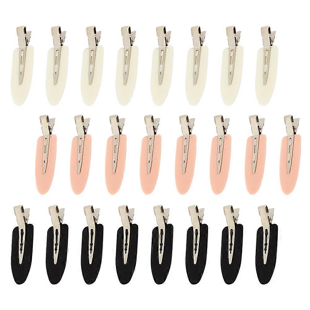 24Pcs Hair Sectioning Clips No Bend Design For Ladies Hair Cutting Occasion Assorted Color Practical Use