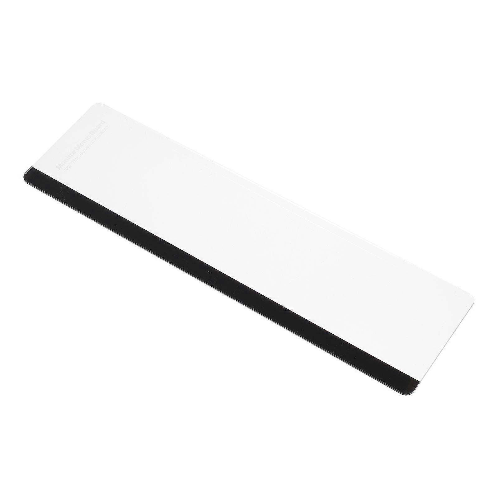 Transparent Monitor Memo Board Sticky Adhesive Message Pad for Computer Screens Office Organization Easy Installation Strong Stickiness Visible