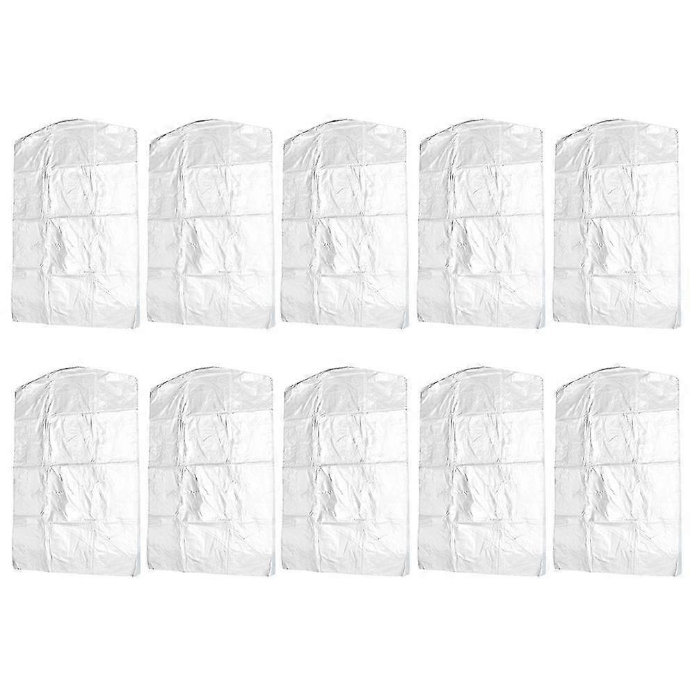2025 50個ガーメントカバー透明洋服カバースーツバッグ防塵洋服カバー
