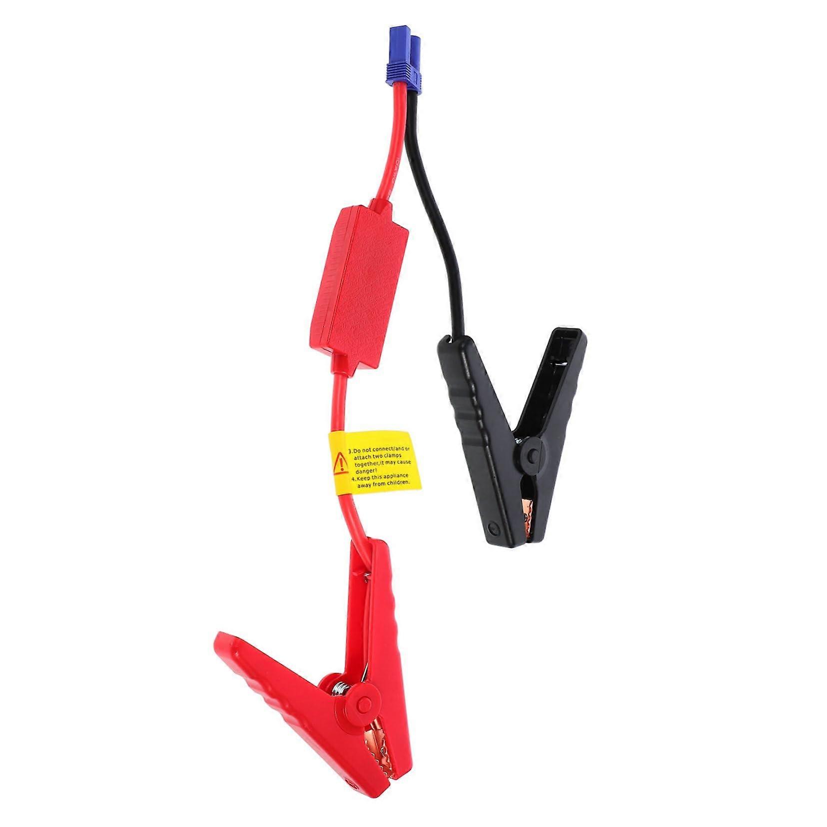 Auto Jump Starter Clamp with Alligator Clip, Silicone Wire, Safe Battery Clip for Quick Car Starting, Emergency Use