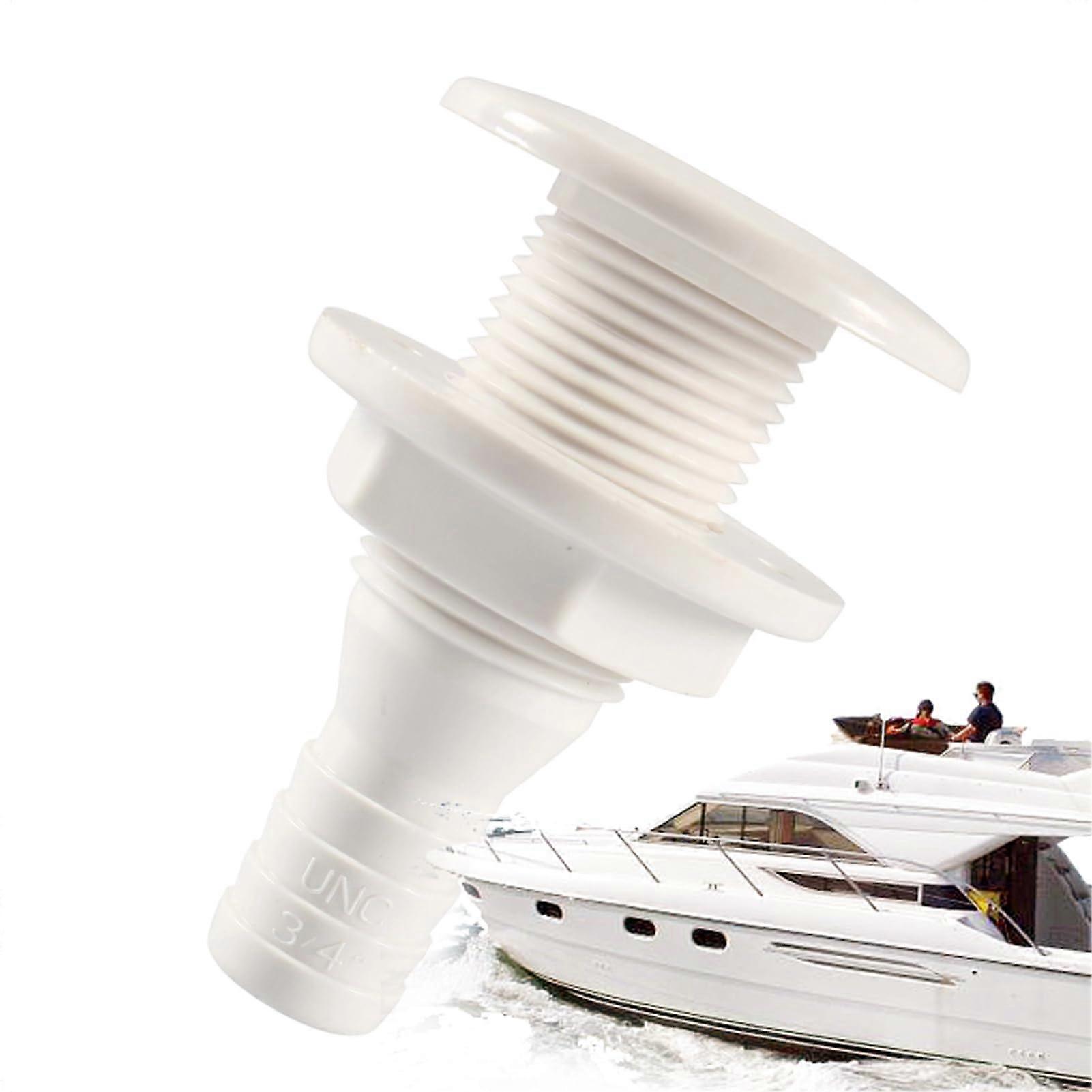 Boat Yacht Drainage Vent Adapter 3/4 Inch Hose Connector For Exhaust Box Overflow Outlet Plug