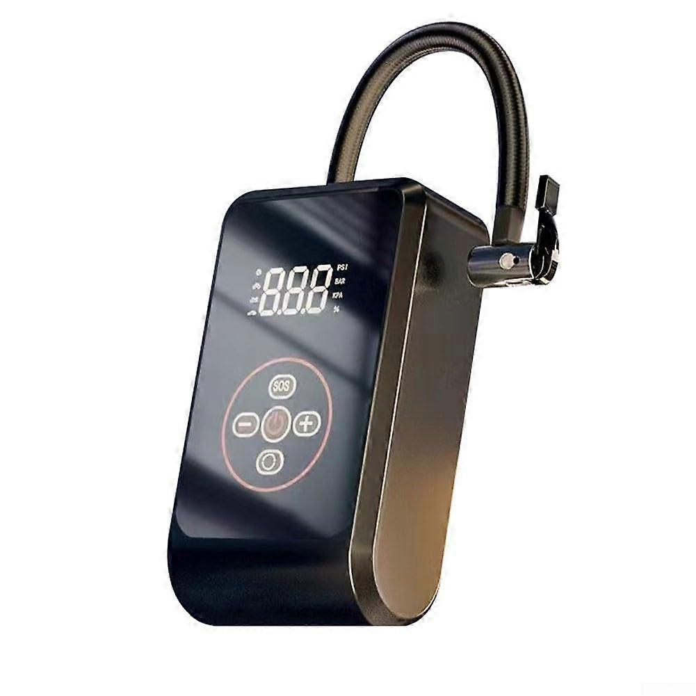 Portable Vehicle Inflator With Digital Readout For Tire Pressure Monitoring, 12V DC Car Air Compressor